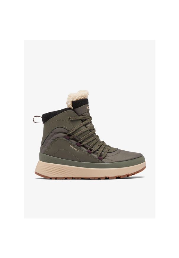 columbia - Buty zimowe damskie Columbia Red Hills Omni-Heat. Kolor: zielony. Sezon: zima. Styl: sportowy