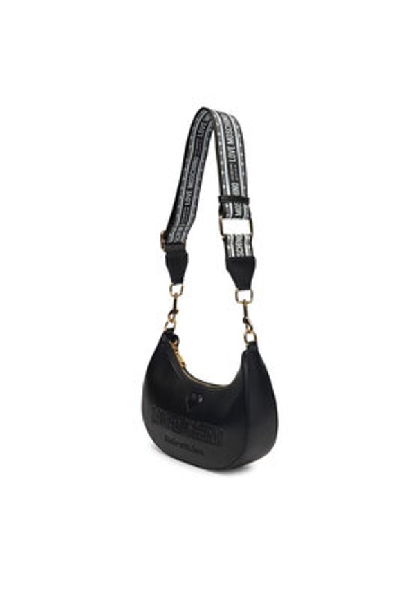 Love Moschino - LOVE MOSCHINO Torebka JC4219PP0MKF0000 Czarny. Kolor: czarny. Materiał: skórzane