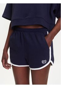 GAP - Gap Szorty sportowe 778453-01 Granatowy Regular Fit. Kolor: niebieski. Materiał: bawełna