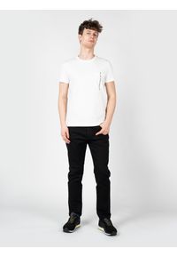 Diesel T-Shirt "T-Rubin" | 00SASJ-0AAXJ- | Mężczyzna | Biały. Okazja: na co dzień. Kolor: biały. Materiał: bawełna. Styl: casual #1