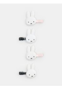 Sinsay - Spinki do włosów 4 pack Miffy - biały. Kolor: biały #1