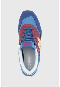 New Balance Buty kolor czerwony. Nosek buta: okrągły. Zapięcie: sznurówki. Kolor: czerwony. Materiał: guma