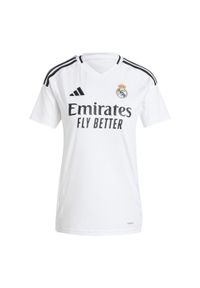 Adidas - Koszulka Real Madrid 24/25 Home. Kolor: biały. Materiał: materiał