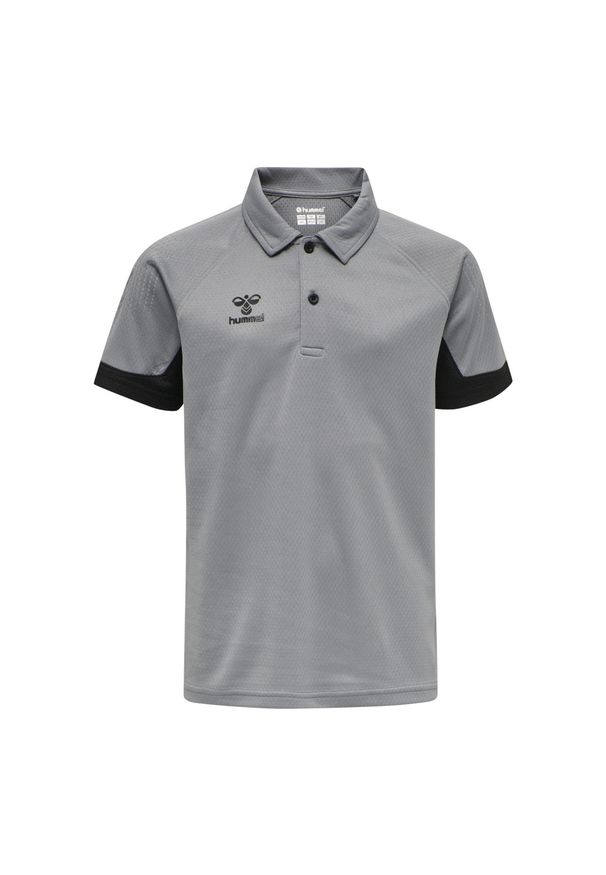 Dziecięca koszulka polo Hummel hmlLEAD functional. Typ kołnierza: polo. Kolor: szary. Styl: młodzieżowy