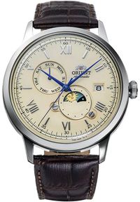 orient - Zegarek męski Orient RA-AK0803Y30B brązowy. Kolor: brązowy #1