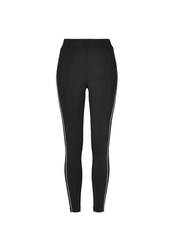 Spodnie damskie Urban Classics waist odblaskowe. Kolor: czarny. Długość: długie