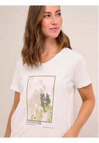 Cream T-Shirt Sanna 10611287 Biały Regular Fit. Kolor: biały. Materiał: bawełna #5