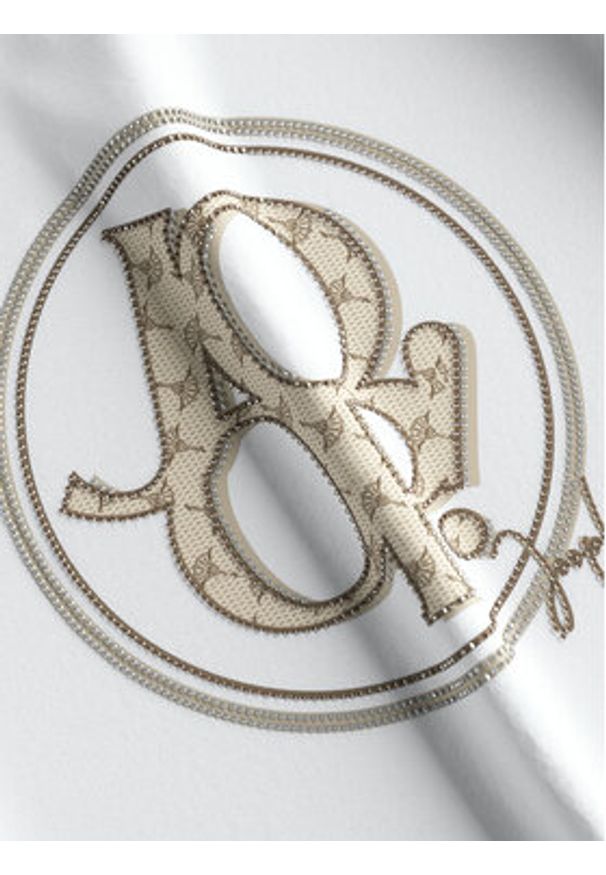 JOOP! T-Shirt 58 252JE58Tashi 30046236 Biały Regular Fit. Kolor: biały. Materiał: bawełna