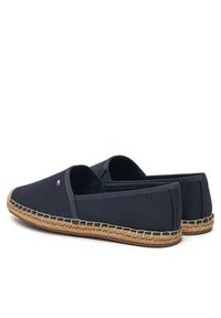 TOMMY HILFIGER - Tommy Hilfiger Espadryle Flag Canvas Espadrille FW0FW08541 Granatowy. Kolor: niebieski. Materiał: materiał #4