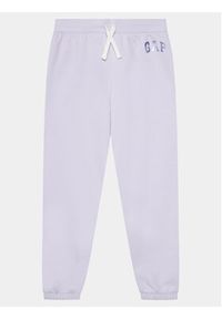 GAP - Gap Spodnie dresowe 789629-00 Fioletowy Regular Fit. Kolor: fioletowy. Materiał: bawełna #3