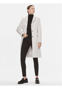 Calvin Klein Płaszcz wełniany Essential K20K206877 Écru Regular Fit. Materiał: wełna #2