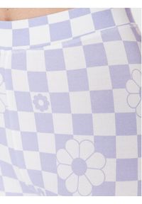 Vans Kolarki Wm Flying V Print VN0A7PNE Fioletowy Regular Fit. Kolor: fioletowy. Materiał: bawełna. Wzór: nadruk #4