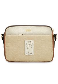 Torebka damskie Anekke, z regulowanym paskiem na ramię i zapięciem na suwak, multikolor, 42713-349. Kolor: brązowy. Wzór: haft, aplikacja. Dodatki: z haftem. Materiał: zdobione. Styl: casual, elegancki. Rodzaj torebki: na ramię #8