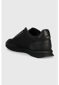 BOSS sneakersy Zayn kolor czarny 50502884. Nosek buta: okrągły. Zapięcie: sznurówki. Kolor: czarny. Materiał: guma #4