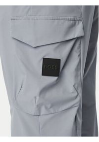 BOSS Spodnie cargo T_Urbanex-CargoLight 50508339 Szary ciemny Tapered Fit. Kolor: szary. Materiał: syntetyk #4