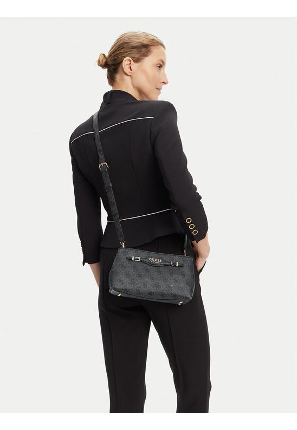 Guess Torebka Katya HWSG96 52120 Szary. Kolor: szary. Materiał: skórzane