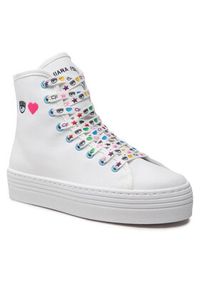 Chiara Ferragni Sneakersy CF3011-009 Biały. Kolor: biały. Materiał: materiał #6