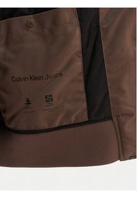 Calvin Klein Jeans Kurtka bomber LV04RC526G Brązowy Regular Fit. Kolor: brązowy. Materiał: syntetyk #6
