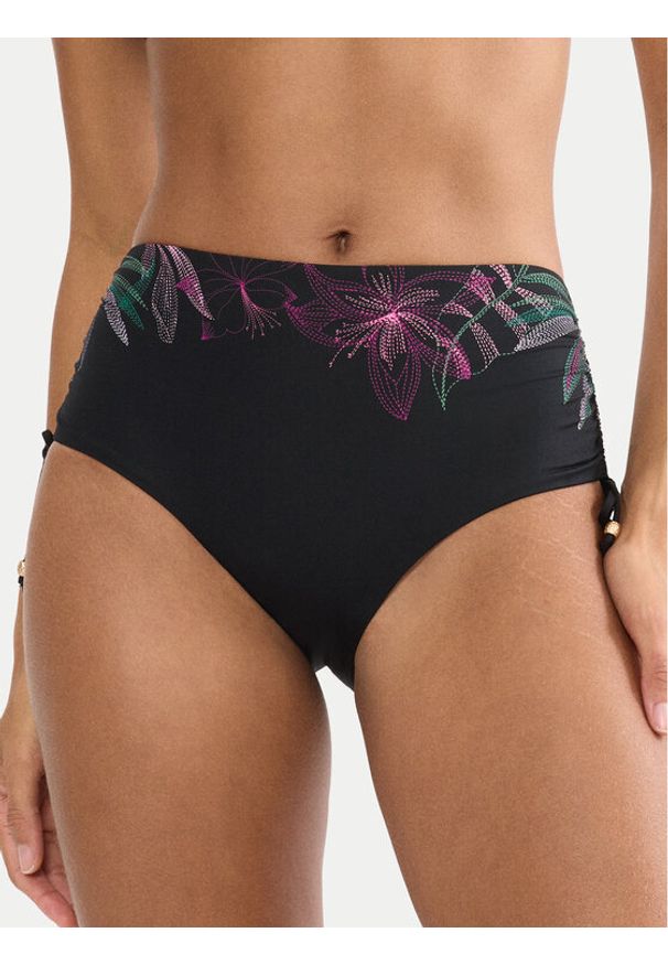 Triumph Dół od bikini Summer Tropics 10226561 Czarny. Kolor: czarny. Materiał: syntetyk
