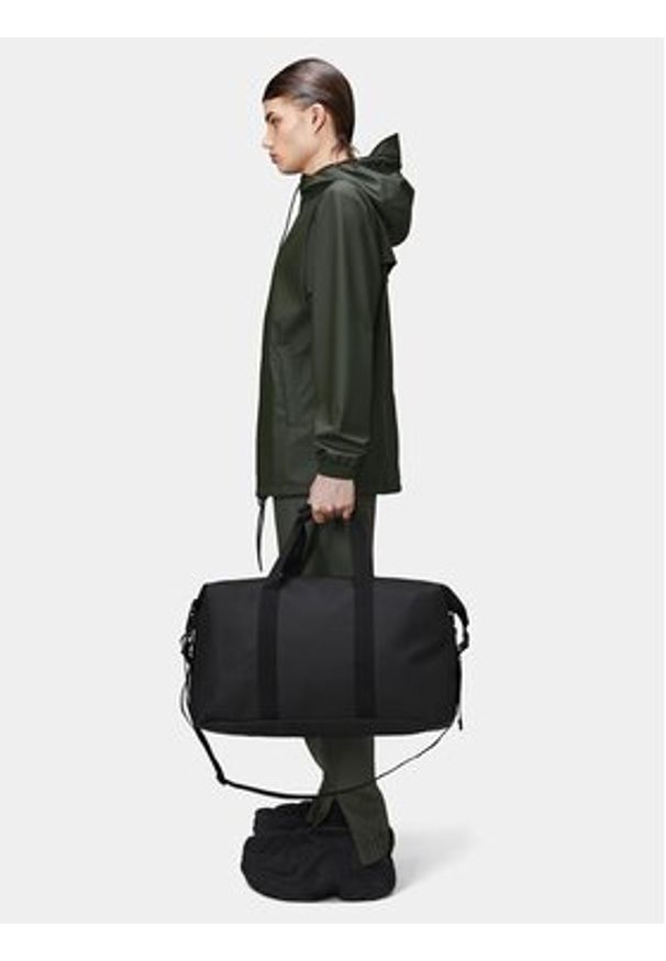Rains Torba weekendowa Hilo Weekend Bag W3 14200 Czarny. Kolor: czarny. Materiał: materiał