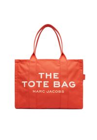MARC JACOBS - Marc Jacobs Torebka The Canvas Large Tote Bag M0016156 Pomarańczowy. Kolor: pomarańczowy