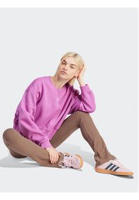 Adidas - adidas Bluza adicolor Essentials IR5975 Różowy Oversize. Kolor: różowy. Materiał: bawełna