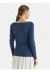 Vero Moda Bluzka Ice 10340793 Granatowy Regular Fit. Kolor: niebieski. Materiał: syntetyk #5