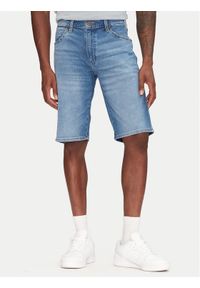 Wrangler Szorty jeansowe Colton 112362488 Niebieski Regular Fit. Kolor: niebieski. Materiał: bawełna #1