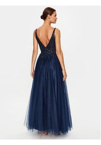 Swing Sukienka wieczorowa 5AD19900 Granatowy Regular Fit. Kolor: niebieski. Materiał: syntetyk. Styl: wizytowy