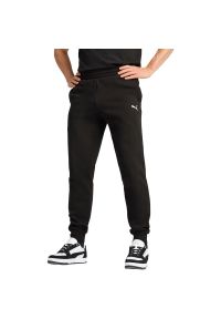 Spodnie Puma Ess Sweatpants Fl Cl, Mężczyźni. Kolor: czarny. Materiał: materiał, bawełna. Sport: fitness