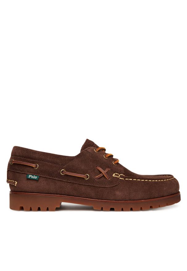 Polo Ralph Lauren Mokasyny Ranger Deck 812974979003 Brązowy. Kolor: brązowy. Materiał: zamsz, skóra
