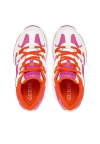 Guess Sneakersy FLJCAR ELE12 Różowy. Kolor: różowy. Materiał: skóra #6