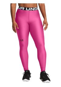 Under Armour - Legginsy treningowe damskie damskie UNDER ARMOUR szybkoschnące termoaktywne. Kolor: różowy