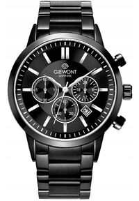 Zegarek Giewont Zegarek Męski Giewont Chronograph Sapphire Czarny GW8510-B2. Kolor: czarny #1