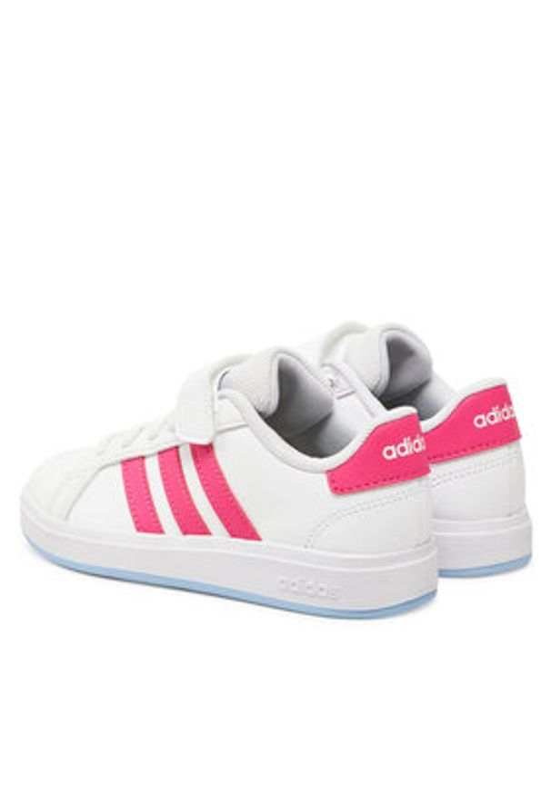 Adidas - adidas Sneakersy Grand Court 2.0 JI0975 Biały. Kolor: biały. Materiał: materiał