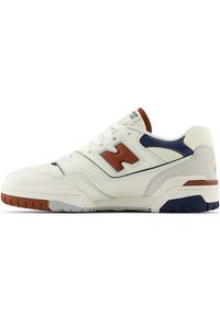 Buty męskie New Balance BB550ESG – beżowe. Okazja: na co dzień. Kolor: beżowy. Materiał: skóra. Szerokość cholewki: normalna #3