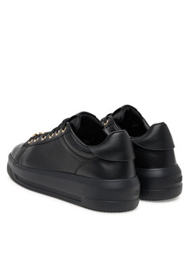 Love Moschino - LOVE MOSCHINO Sneakersy JA15165G1NIAX00040 Czarny. Kolor: czarny. Materiał: skóra