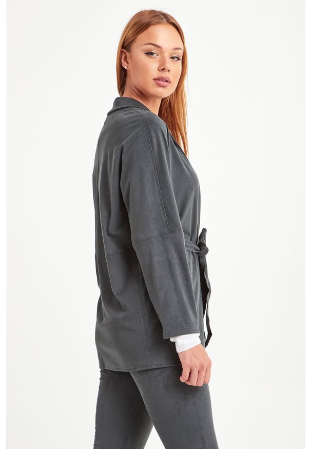 Max Mara Leisure - Płaszcz Beato MAX MARA LEISURE. Materiał: materiał, zamsz. Długość: krótkie. Styl: elegancki