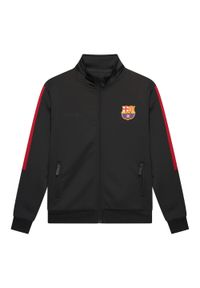Dres treningowy FC Barcelona dla dzieci 25/26 - Czarny. Kolor: wielokolorowy. Materiał: dresówka. Styl: sportowy #1