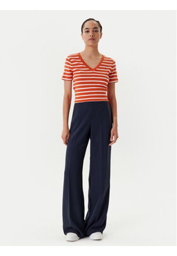 TOMMY HILFIGER - Tommy Hilfiger T-Shirt New Cody WW0WW40584 Pomarańczowy Slim Fit. Kolor: pomarańczowy