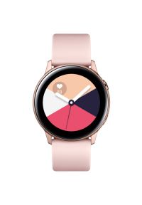 Smartwatch SAMSUNG Galaxy Watch Active SM-R500N Różowy. Rodzaj zegarka: smartwatch. Kolor: różowy. Styl: sportowy #3