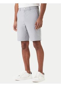 Calvin Klein Szorty materiałowe LV04LB613G Szary Straight Fit. Kolor: szary. Materiał: syntetyk #1