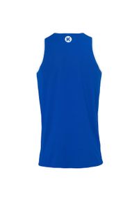 KEMPA - Tank top Kempa Player. Kolor: biały, niebieski, wielokolorowy. Materiał: materiał. Wzór: paski