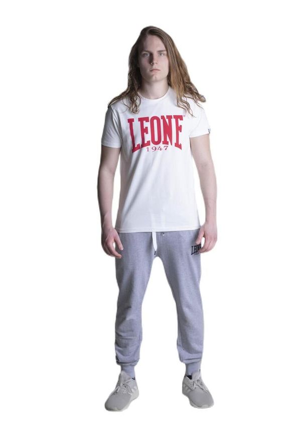 LEONE 1947 APPAREL - Męska koszulka z krótkim rękawem Leone 1947 Apparel. Kolor: czerwony, biały, wielokolorowy. Materiał: tkanina. Długość rękawa: krótki rękaw. Długość: krótkie. Sport: fitness