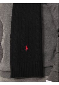 Polo Ralph Lauren Szalik 449959345001 Czarny. Kolor: czarny. Materiał: wełna #7