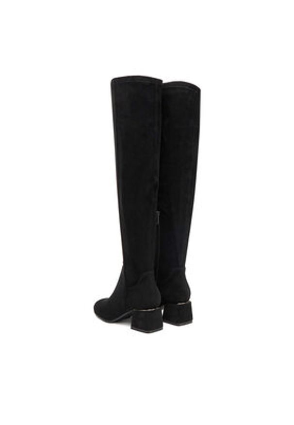 Jenny - JENNY Kozaki CEO-HY2403-1 Czarny. Kolor: czarny. Materiał: materiał