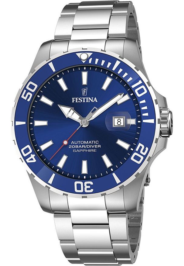 Zegarek Festina Zegarek męski Festina F20531-3 srebrny. Kolor: srebrny