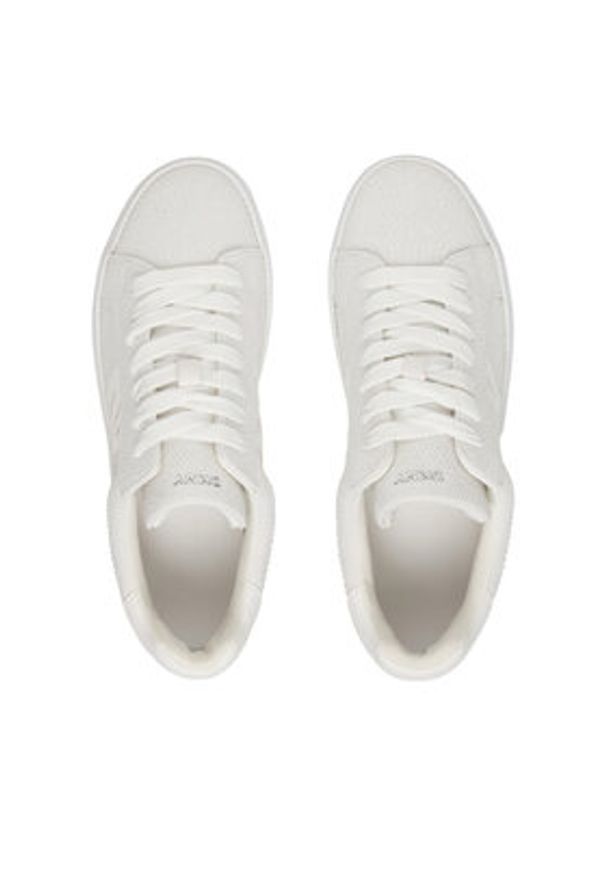 DKNY Sneakersy Abeni K3511364 Biały. Kolor: biały. Materiał: skóra