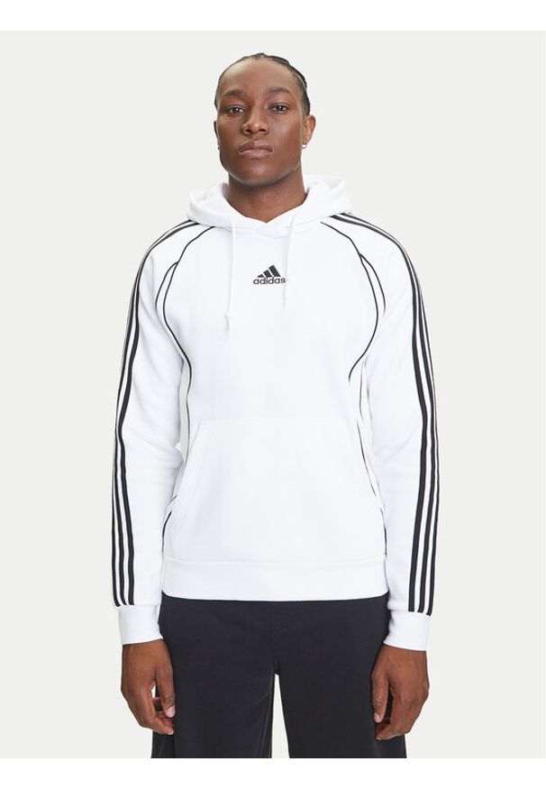 Adidas - adidas Bluza adicolor Teamgeist JY6393 Biały Regular Fit. Kolor: biały. Materiał: syntetyk, bawełna