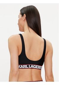 Karl Lagerfeld - KARL LAGERFELD Góra od bikini 240W2221 Czarny. Kolor: czarny. Materiał: syntetyk